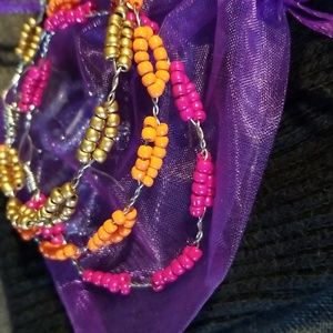 Bangle Bundle. Orange, Pink, Gold, Bracelet set, 07/20/171